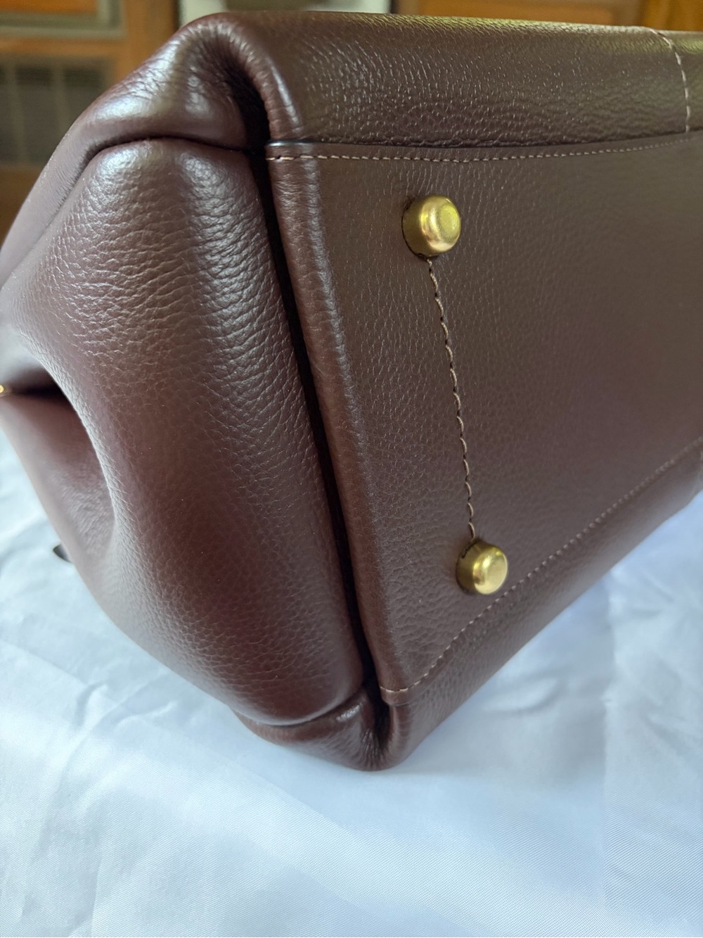 Authentic Coach Lana Shoulder Bag Leather - Maple *Largest of the 3 Lana bags* - Picture 8 of 16